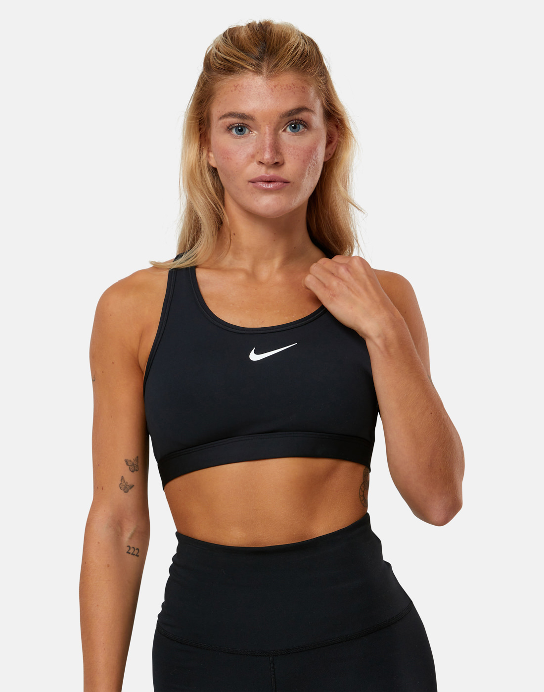 Nike Womens Swoosh Sports Bra - Black