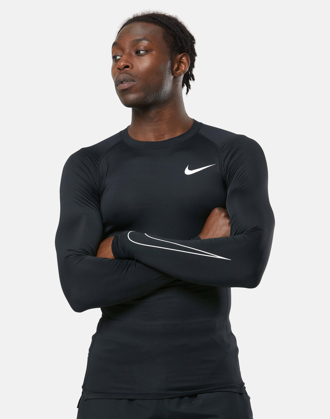 Nike Mens Pro Baselayer Long Sleeve T-Shirt - Black | Life Style Sports IE