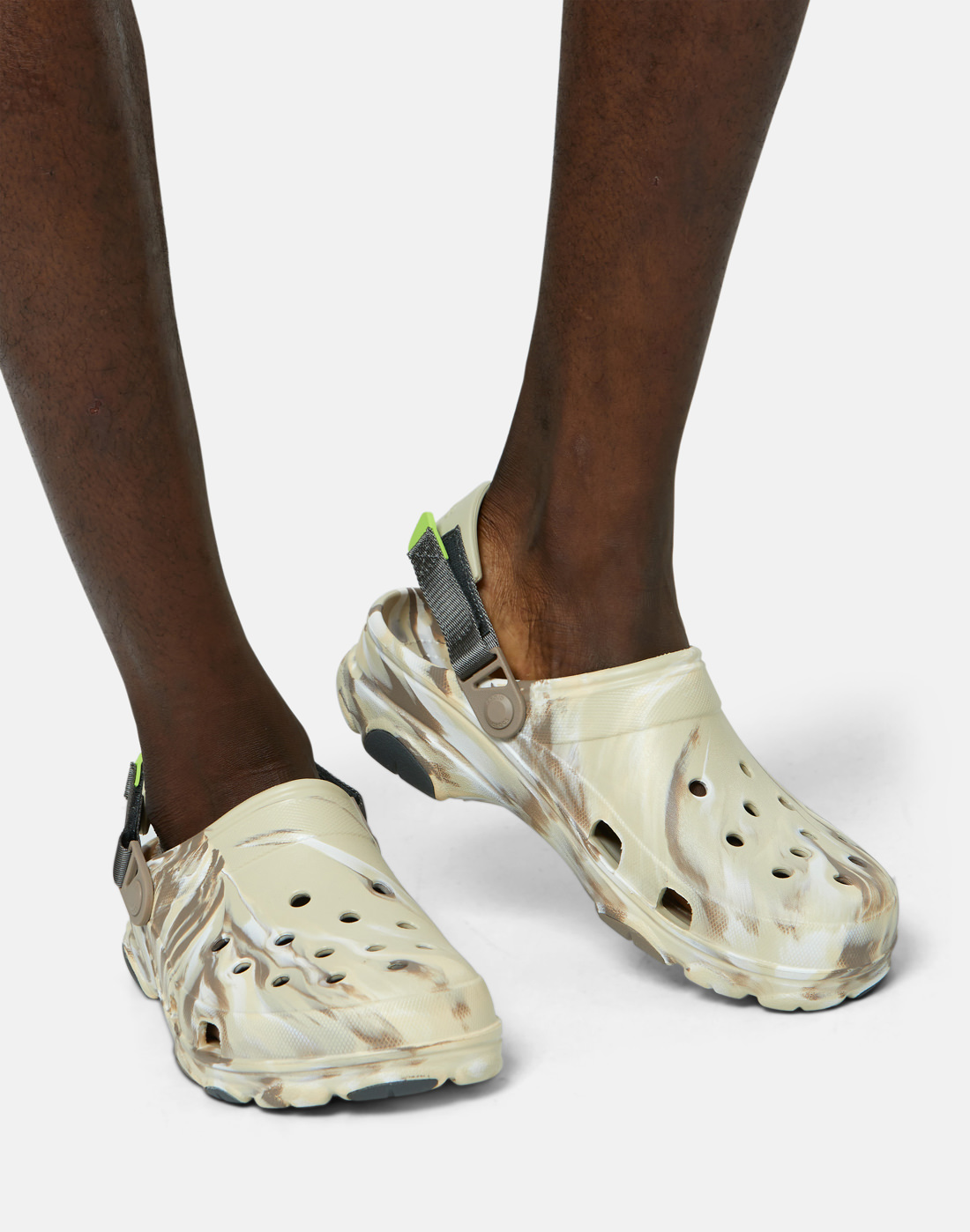 Crocs Mens All Terrain Classic Clog Cream Life Style Sports IE