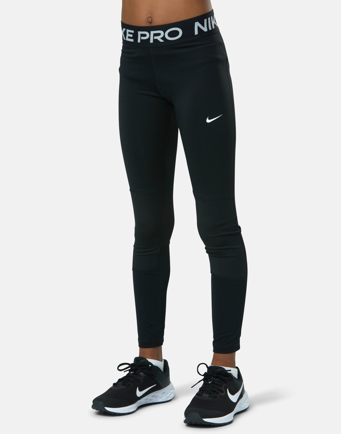 Nike Older Girls Pro Leggings - Black