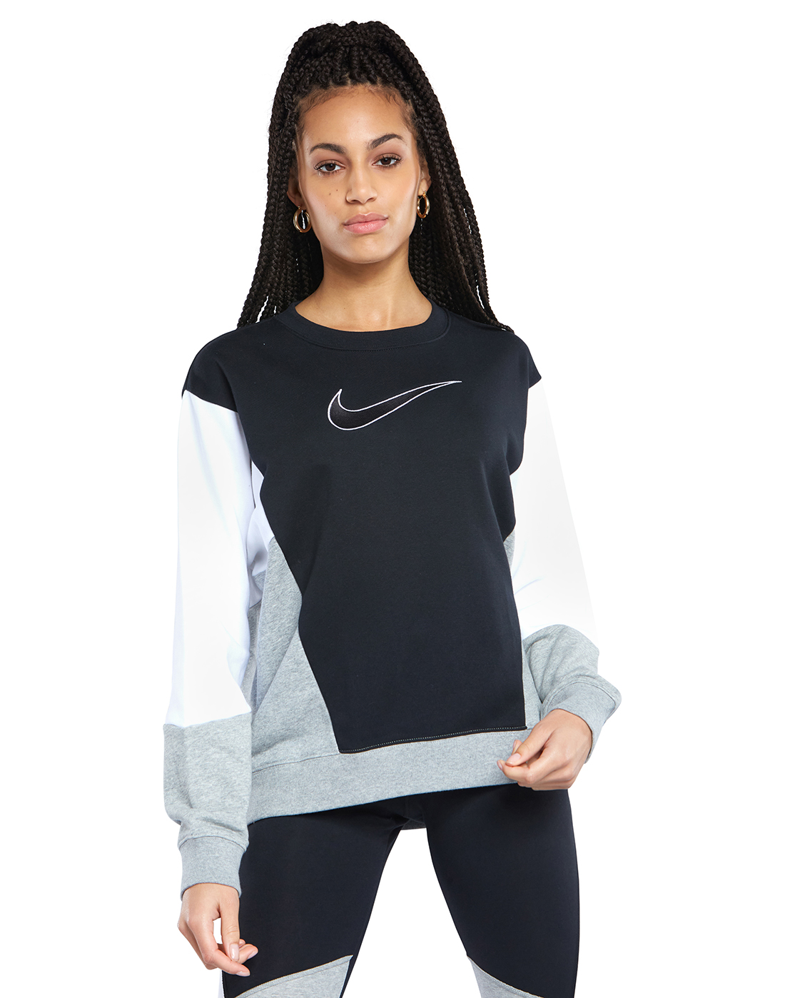 nike colourblock sweatshirt