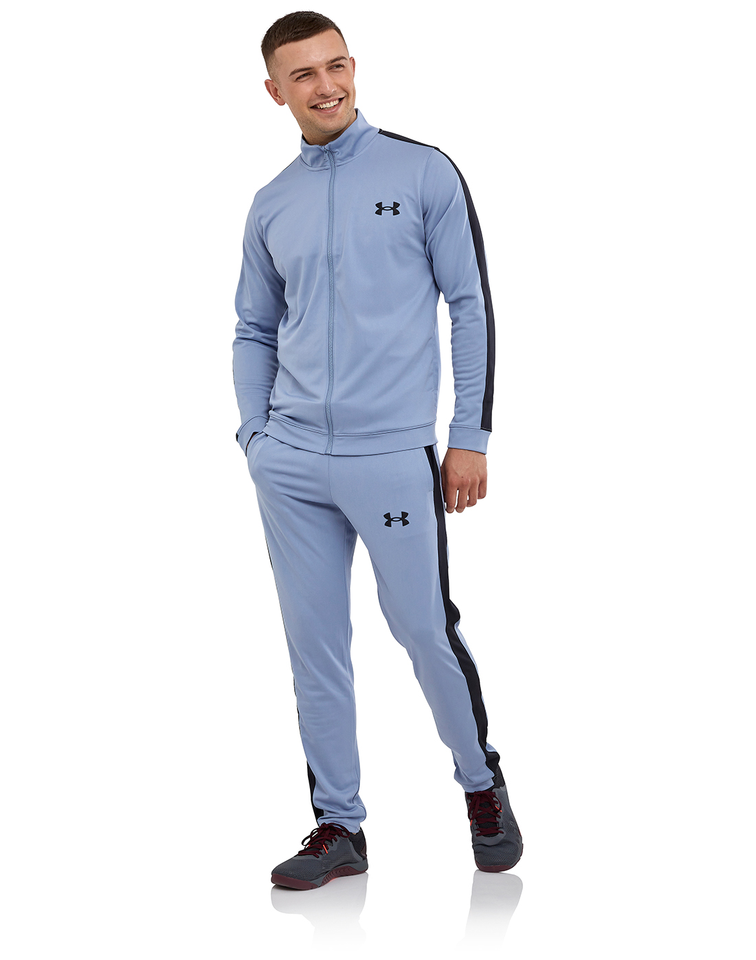Under Armour Mens Knit TrackSuit - Blue | Life Style Sports EU
