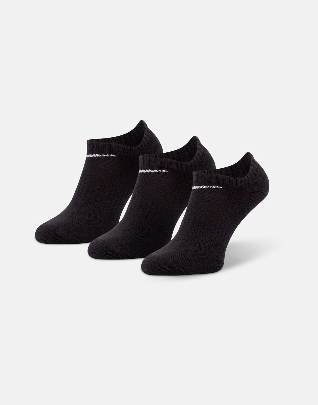 Nike Everyday Cushion 3 Pack Socks - Black | Life Style Sports IE