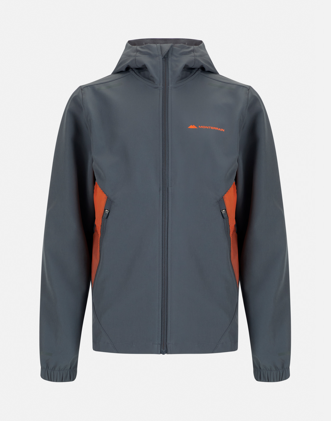 Monterrain Older Kids Katla Woven Hoodie in Grey | XL | Polyester