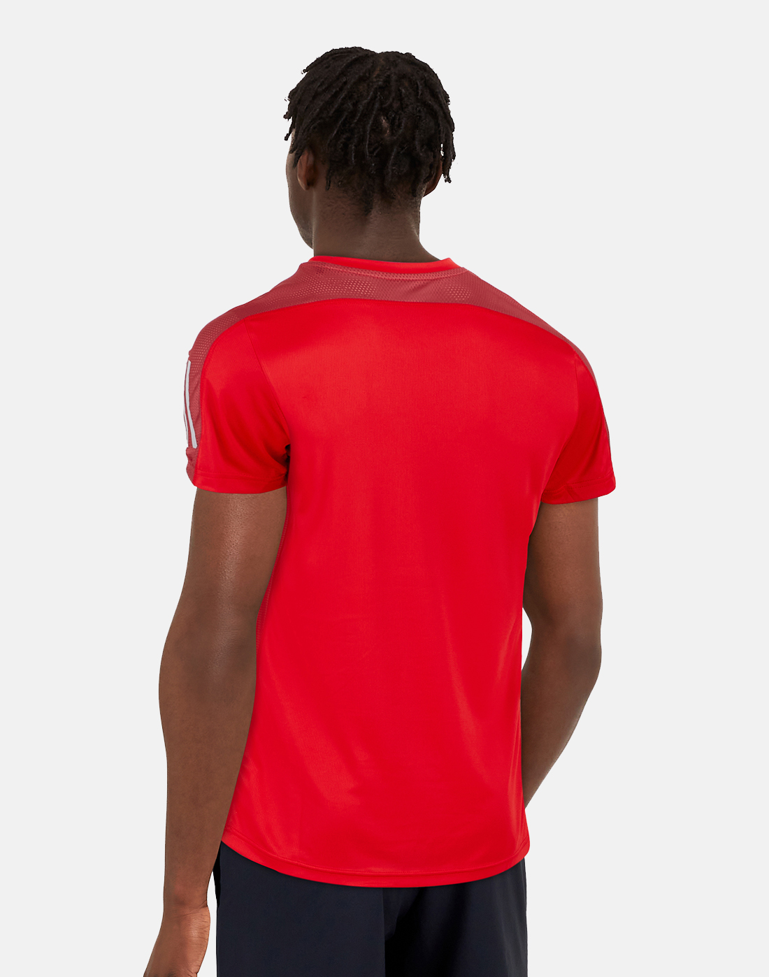 adidas Mens Own The Run T-Shirt - Red | Life Style Sports EU