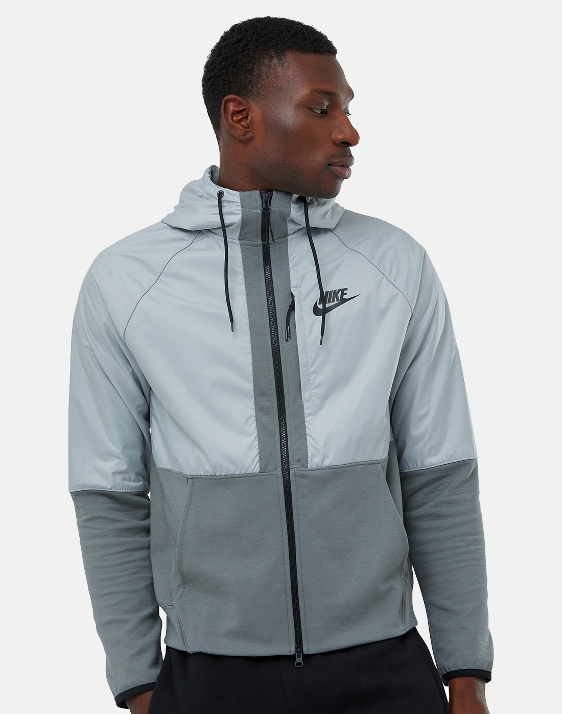 Mens Winter Fleece Hooded - Grey | Style Sports IE