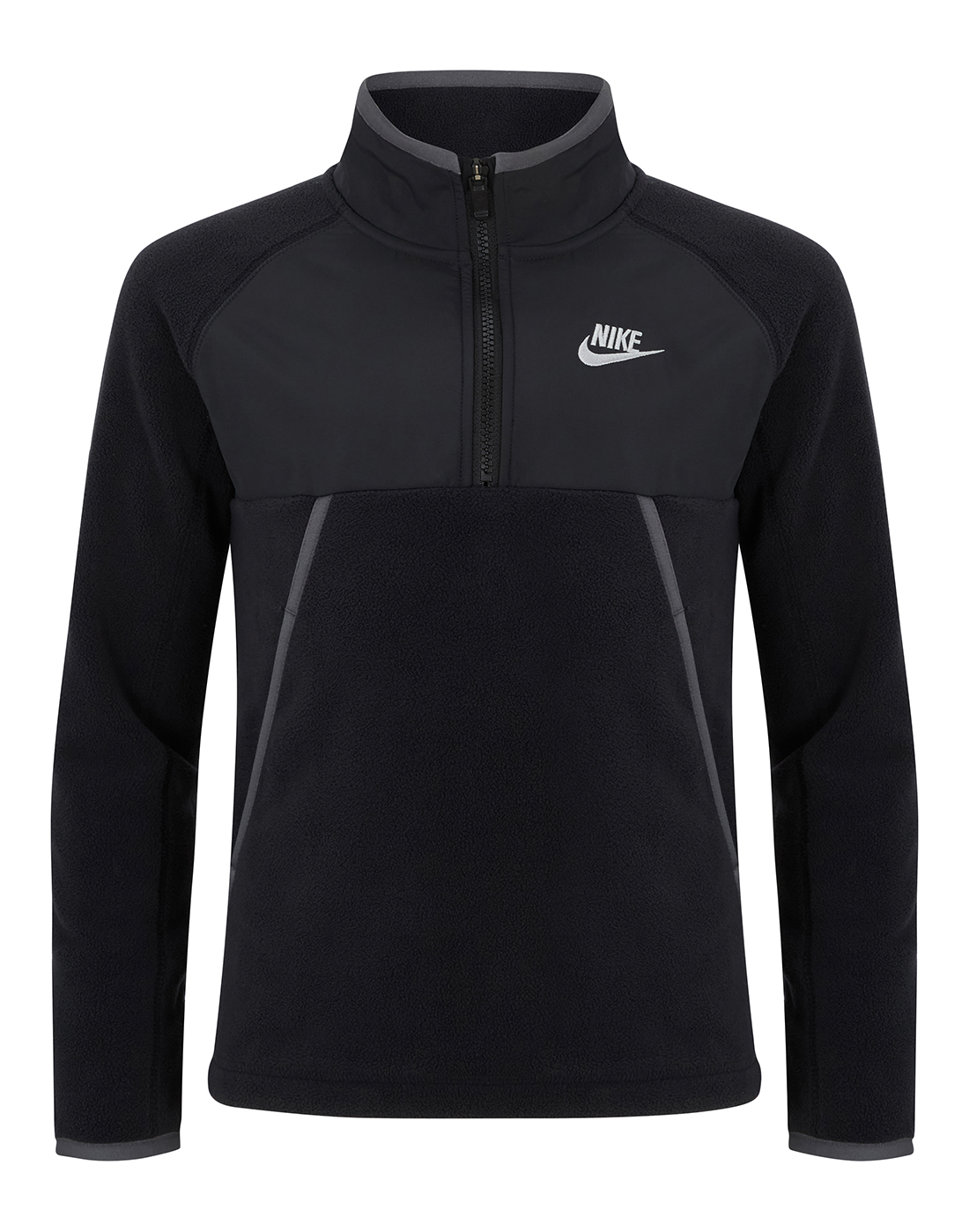 Nike Older Boys Winterized Half Zip Top - Black | Life Style Sports IE