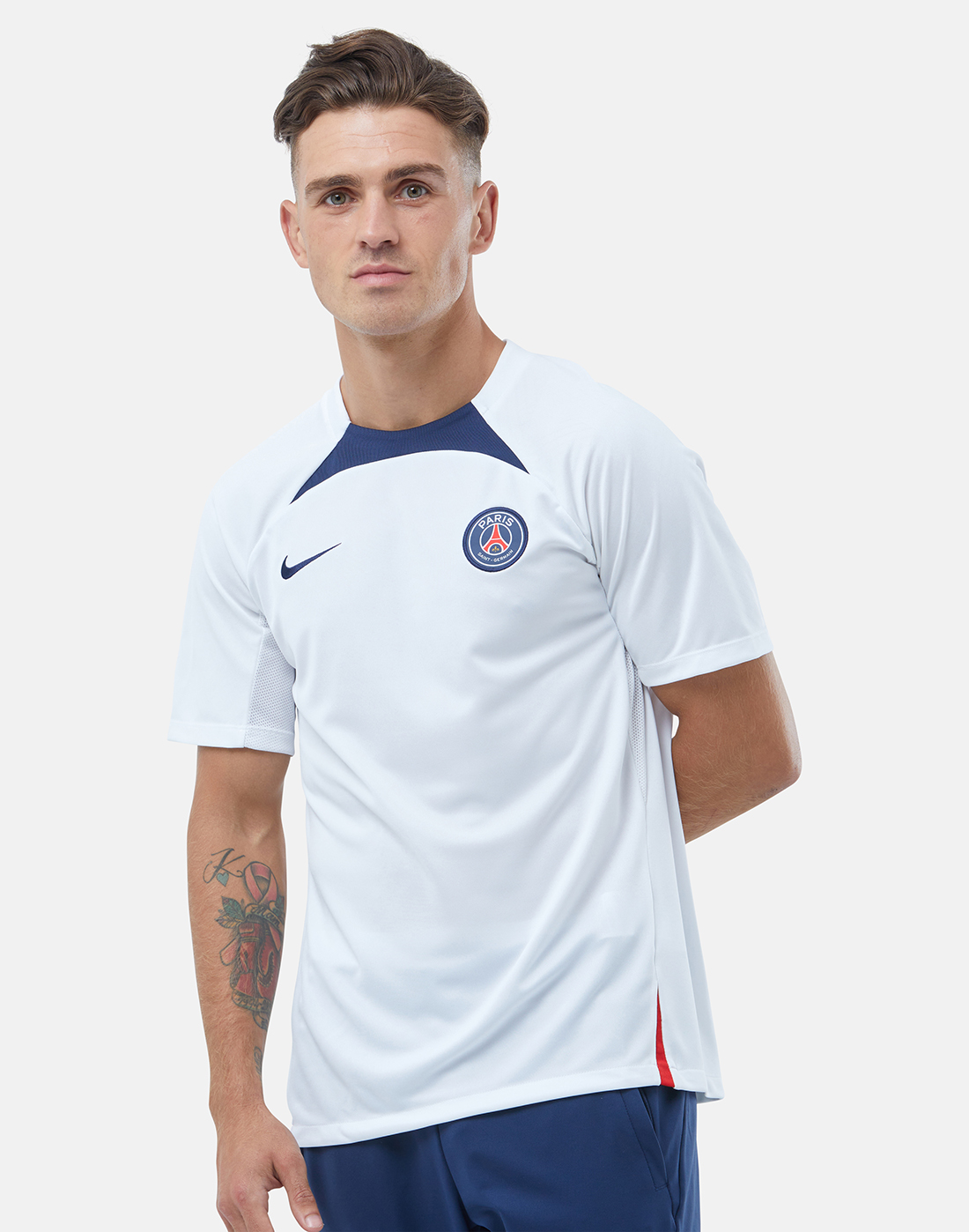 Nike Adult PSG 22/23 Strike T-Shirt - White | Life Style Sports IE