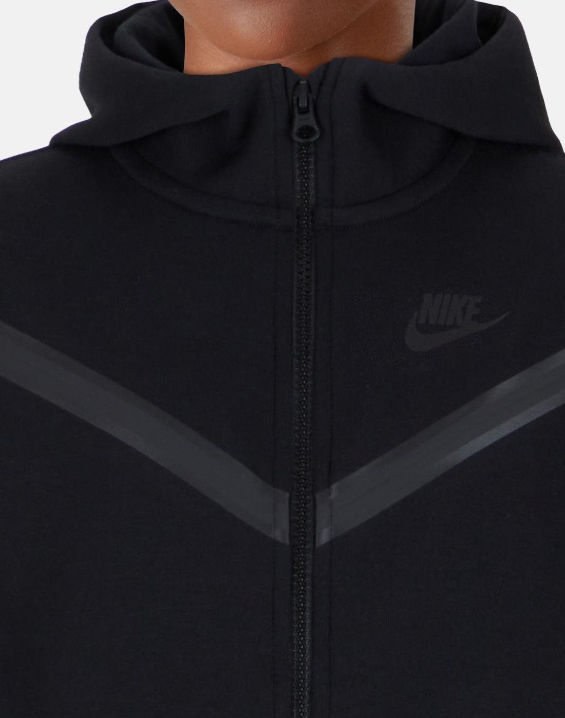 Nike Older Boys Tech Fleece Hoodie - Black | Life Style Sports IE