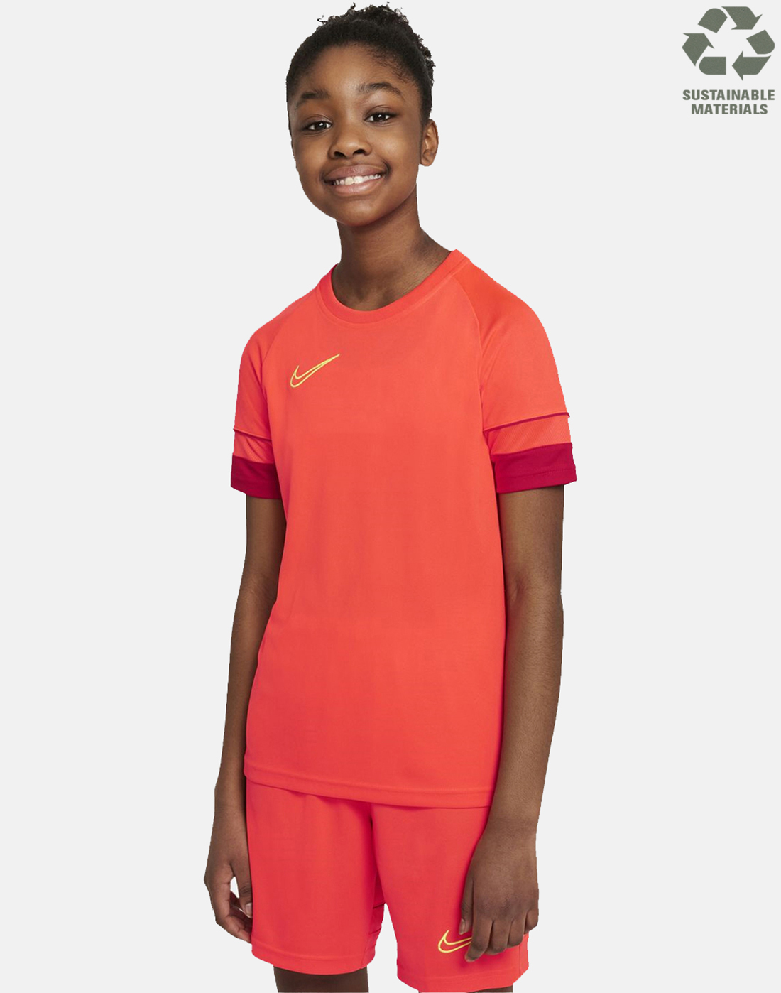 Nike Older Kids Academy 21 T-Shirt - Red | Life Style Sports IE