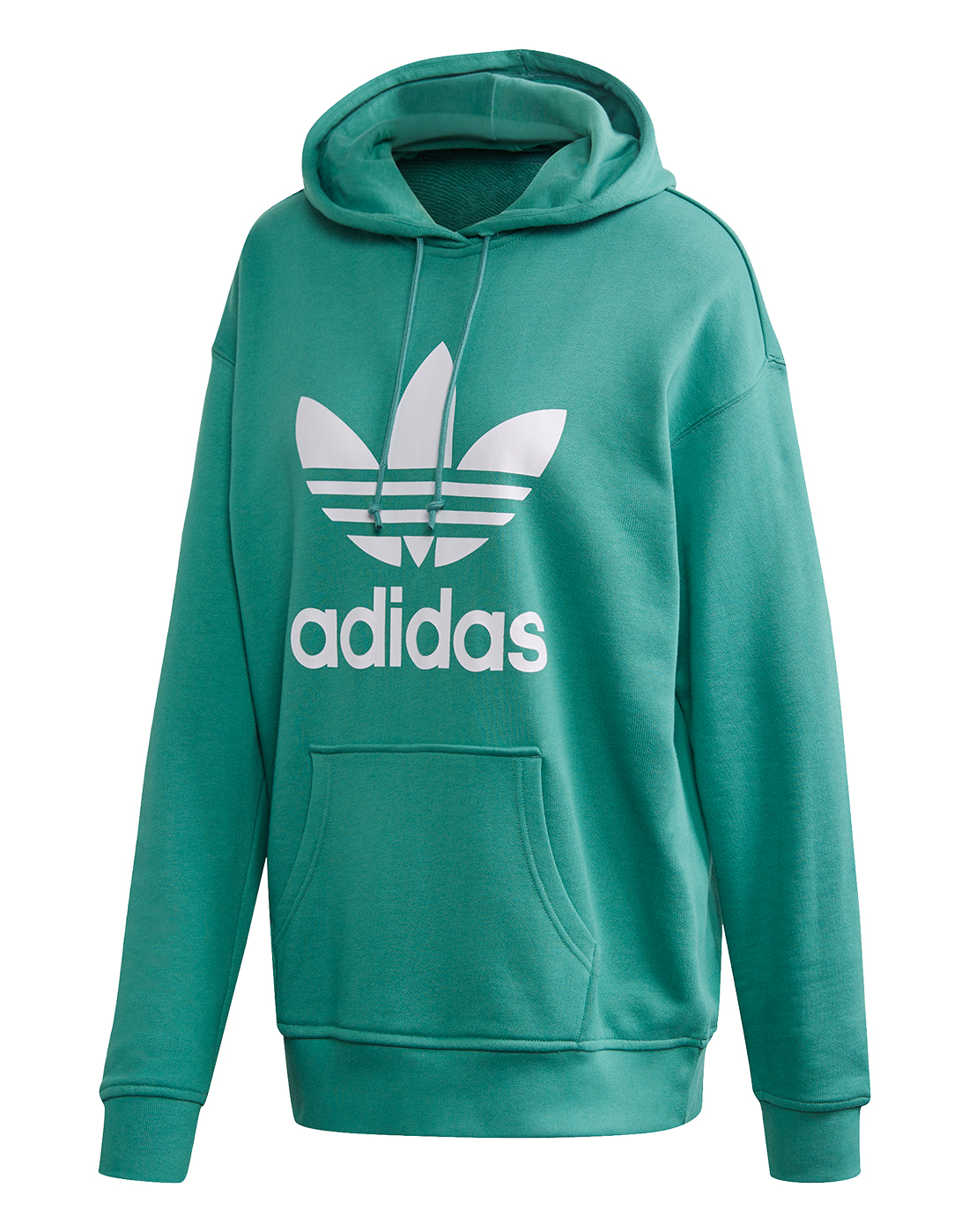 adidas Originals Womens Trefoil Hoodie - Green | Life Style Sports IE