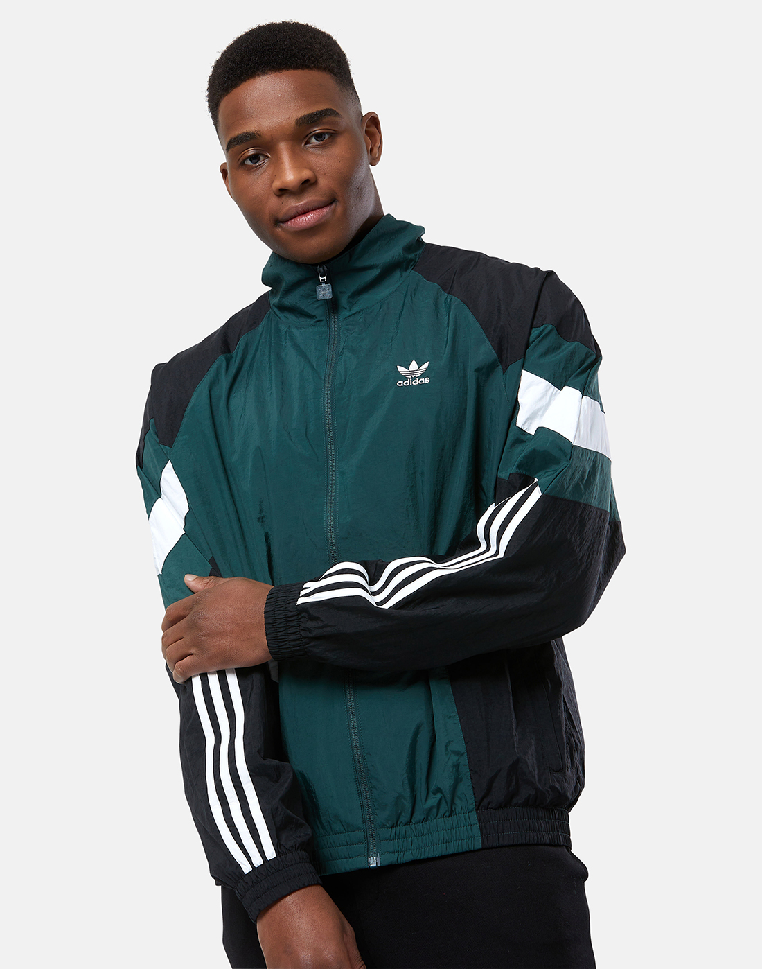 adidas Originals Mens Rekive Full Zip Track Top - Green | Life Style ...