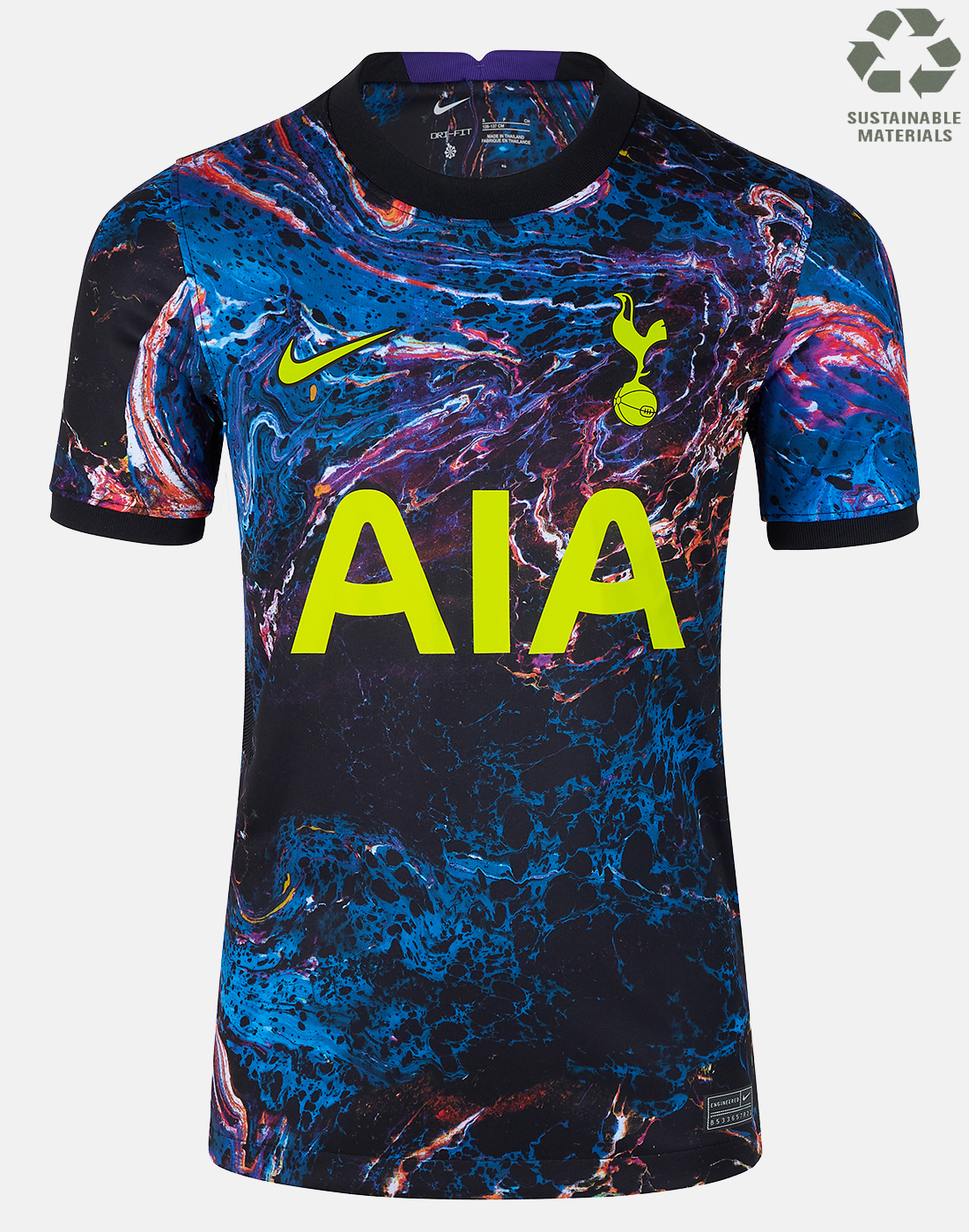 Nike Kids Spurs 21/22 Away Jersey - Black | Life Style Sports IE