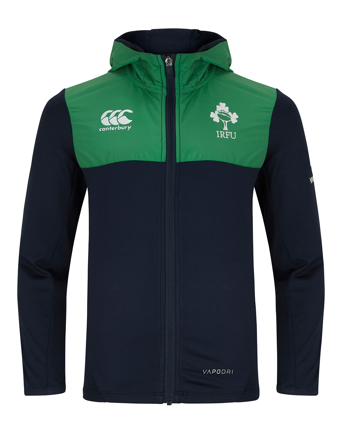 Canterbury Of New Zealand Kids Official Ireland 18/19 Vaposhield Full Zip Hoody Navy Blazer Size 12