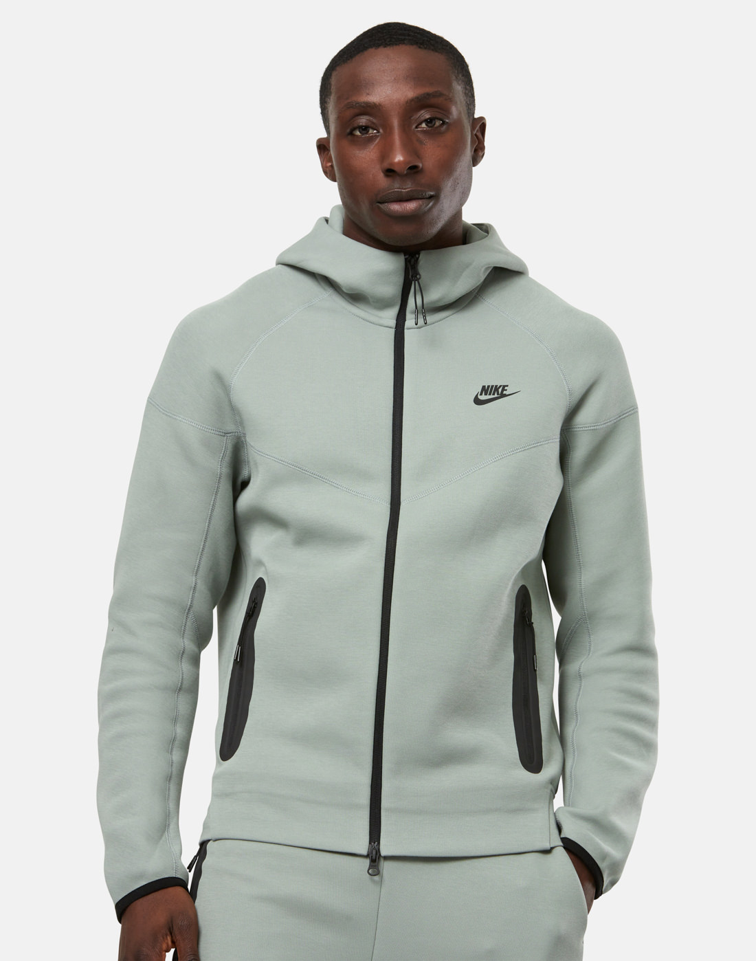 Nike Mens Tech Fleece Hoodie - Green | Life Style Sports UK