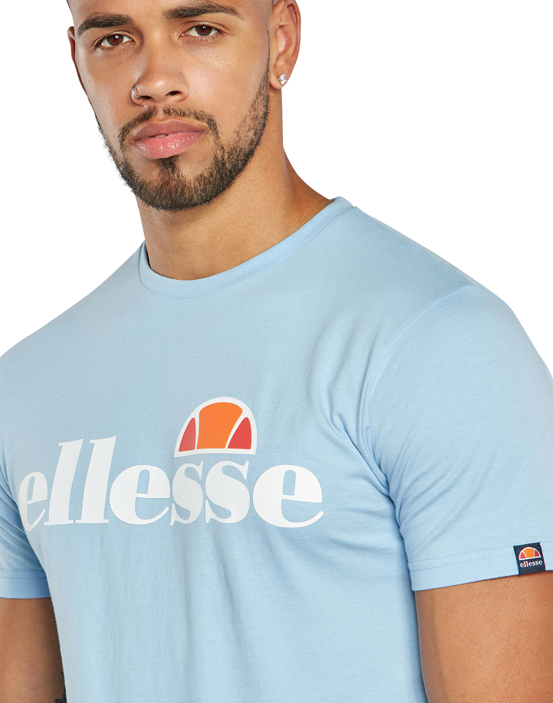 Ellesse Mens Prado T-Shirt - Blue | Life Style Sports IE