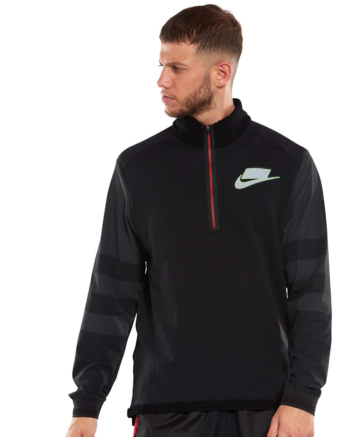 nike wild run half zip