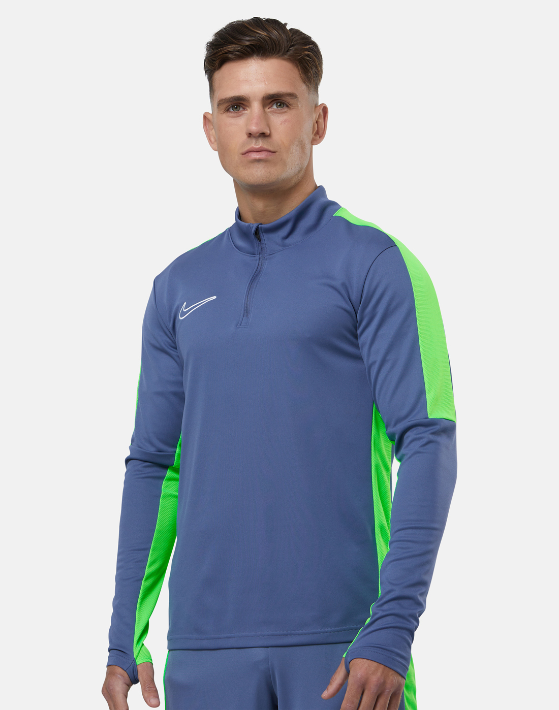 Nike Mens Dri-Fit Academy Quarter Zip Top - Blue | Life Style Sports UK
